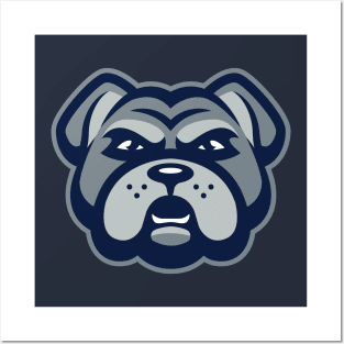 New England Bulldog Pride: Sports Mascot T-shirt for Die-Hard Fans Posters and Art